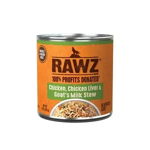 12/10oz Rawz Dog Stew Chicken/Chk Liv/Go - Food